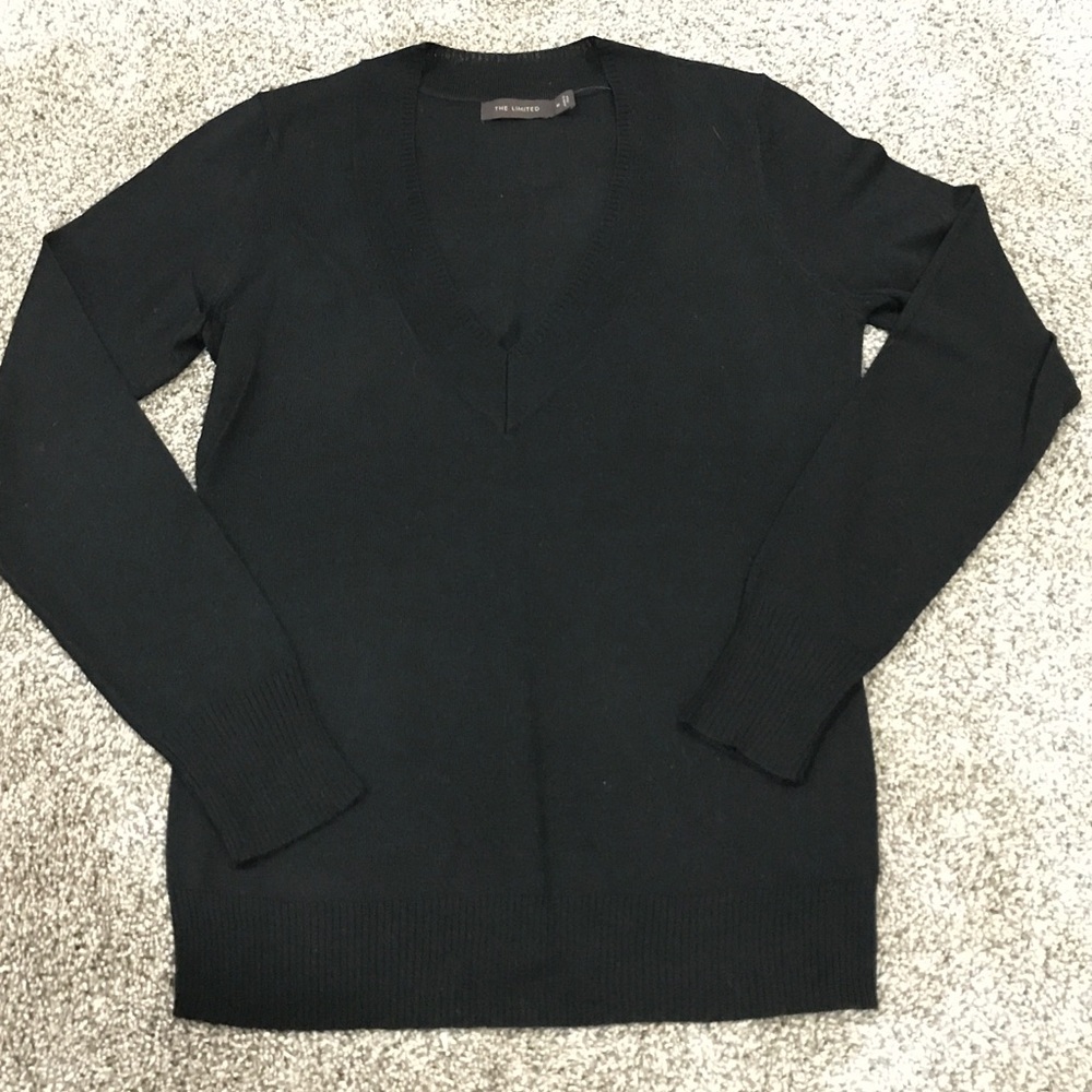 NWOT Black V-Neck Sweater from The Limited